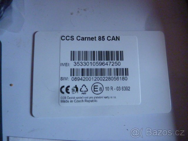 BEZPEČN.MONITOROVACÍ GPS CCS GARNET 85 CAN NOVÉ - 3