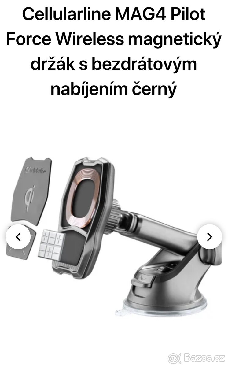 Cellularline MAG4 Pilot Force Wireless magnetický držák - 3