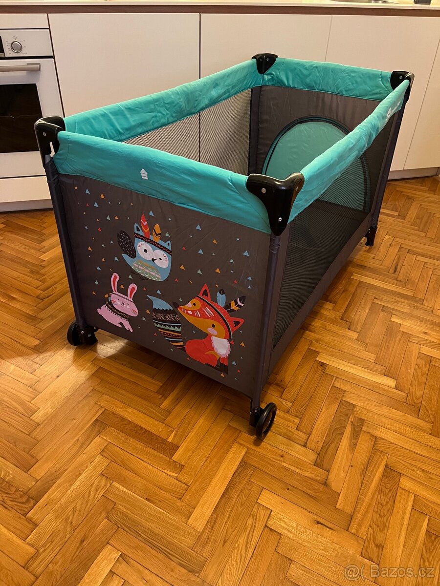 Cestovní postýlka + skládací matrace - 3