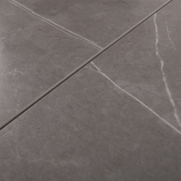 Jídelní stůl rozkládací 120-180x80 cm, keramika šedá, bílá - 3