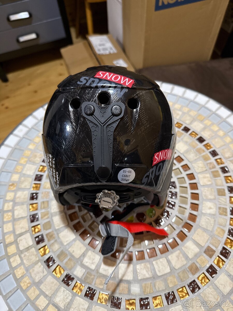 Lehká lyžařská/snowboardová helma (Karbon look) - Velikost 5 - 3