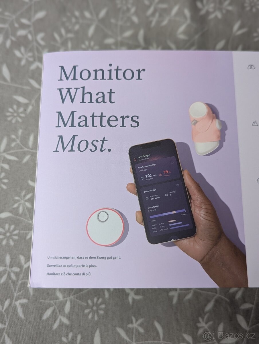 Chytrá ponožka Owlet Dream Sock - 3