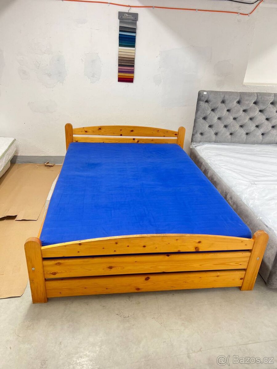 Postel z masivu 140×200 - 3