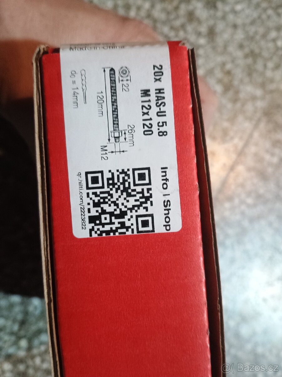 Kotevní šrouby Hilti M12x120 - 3