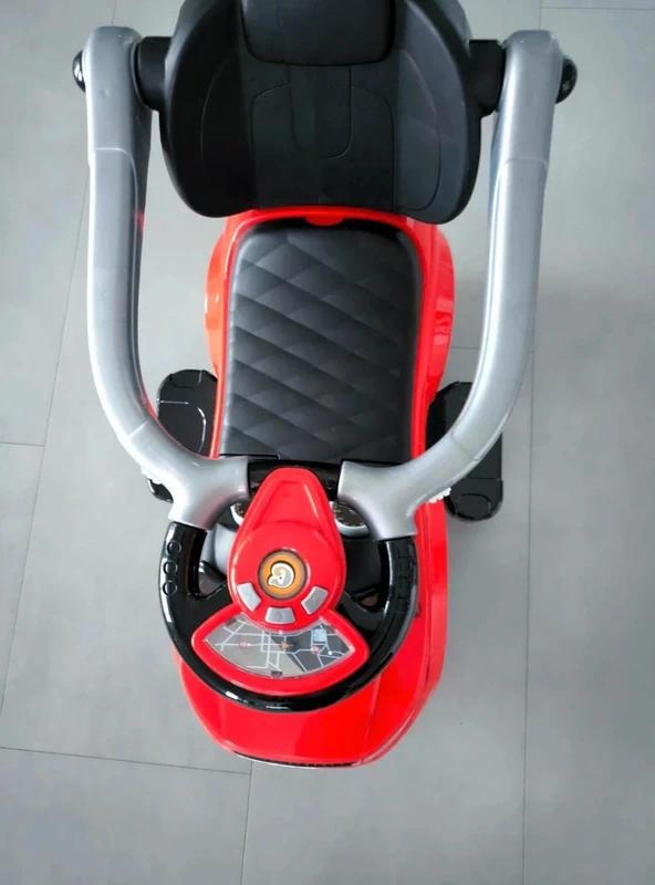 Nové dětské odrážedlo 3v1 Range Rover - červené - 3