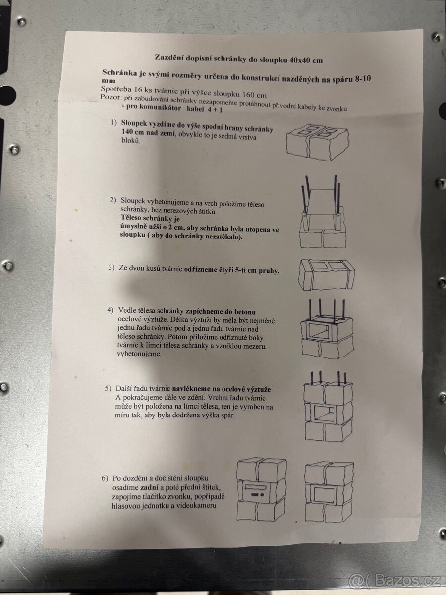 Poštovní schránka KB 400 - 3