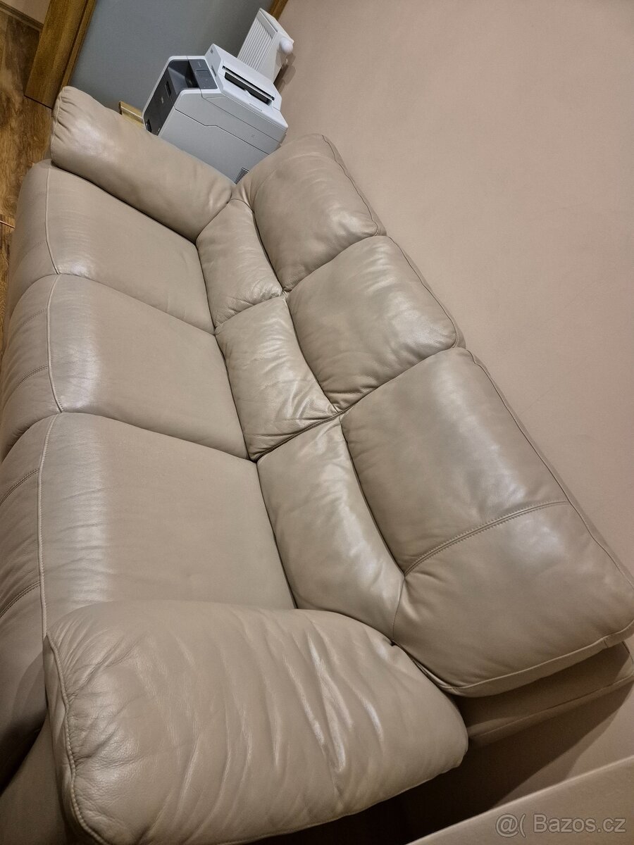 Prodám koženou sedací soupravu 3+2+1 - 3