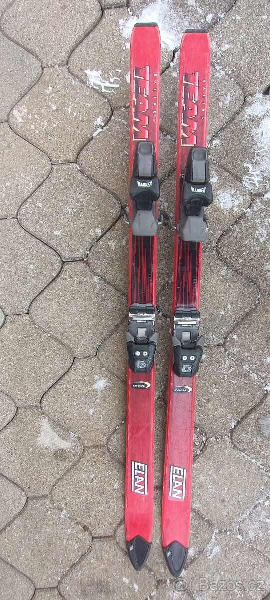 Prodám lyže značky ELAN 125cm - 3