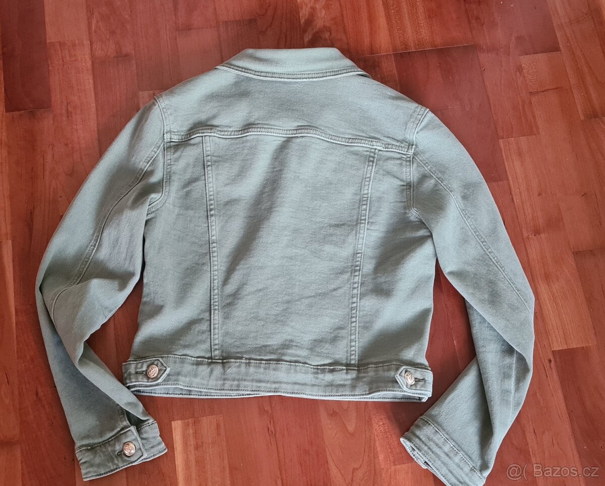 Riflová khaki bunda vel. M - 3