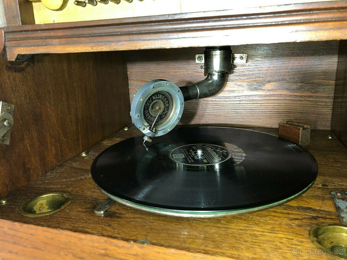VZÁCNÉ - KLINGSOR GRAMOPHONE CIRCA 1912 - 3