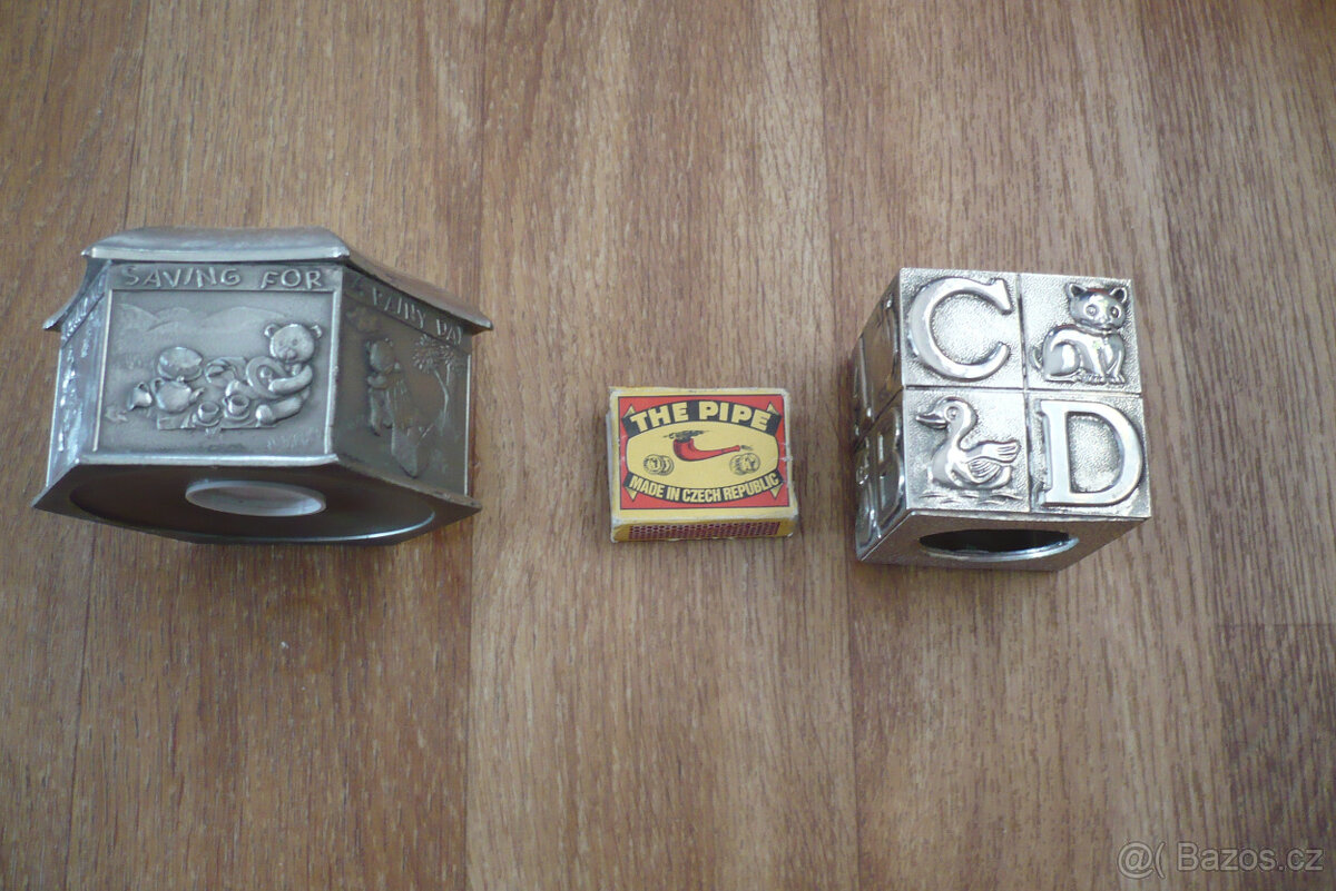 staré anglické pokladničky - 3