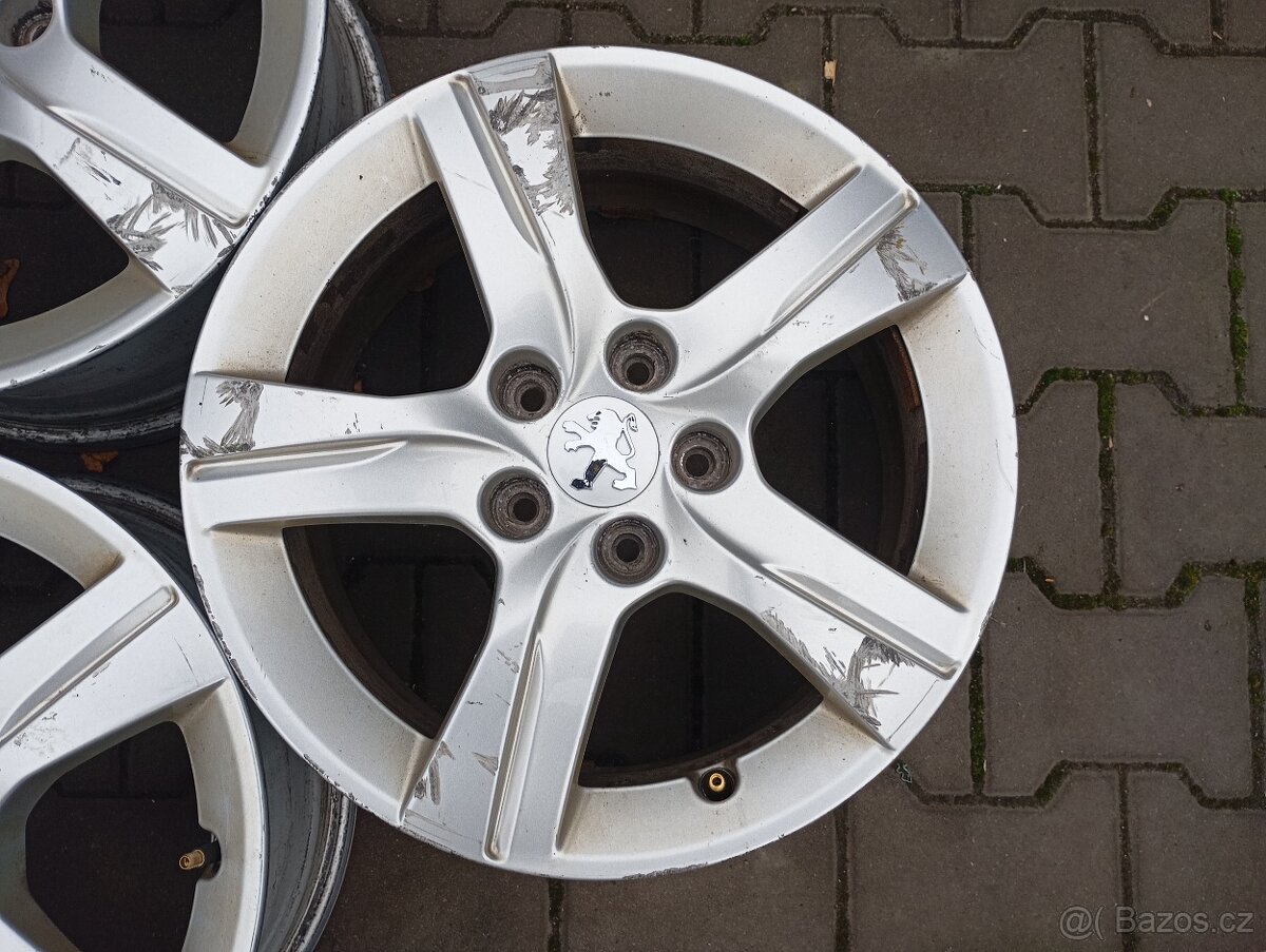 originální alu kola peugeot 5x108 r16 - 3