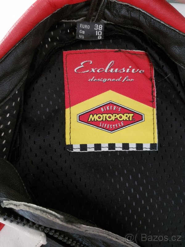 kožená moto bunda dámská - 3