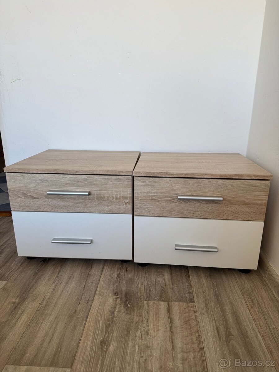 Manželská postel 180x200 cm + 2 stolky - 3