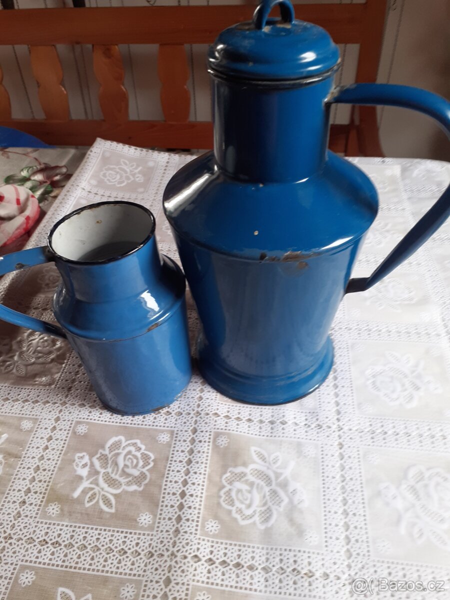 Starožitné modré věci na chalupu - 3