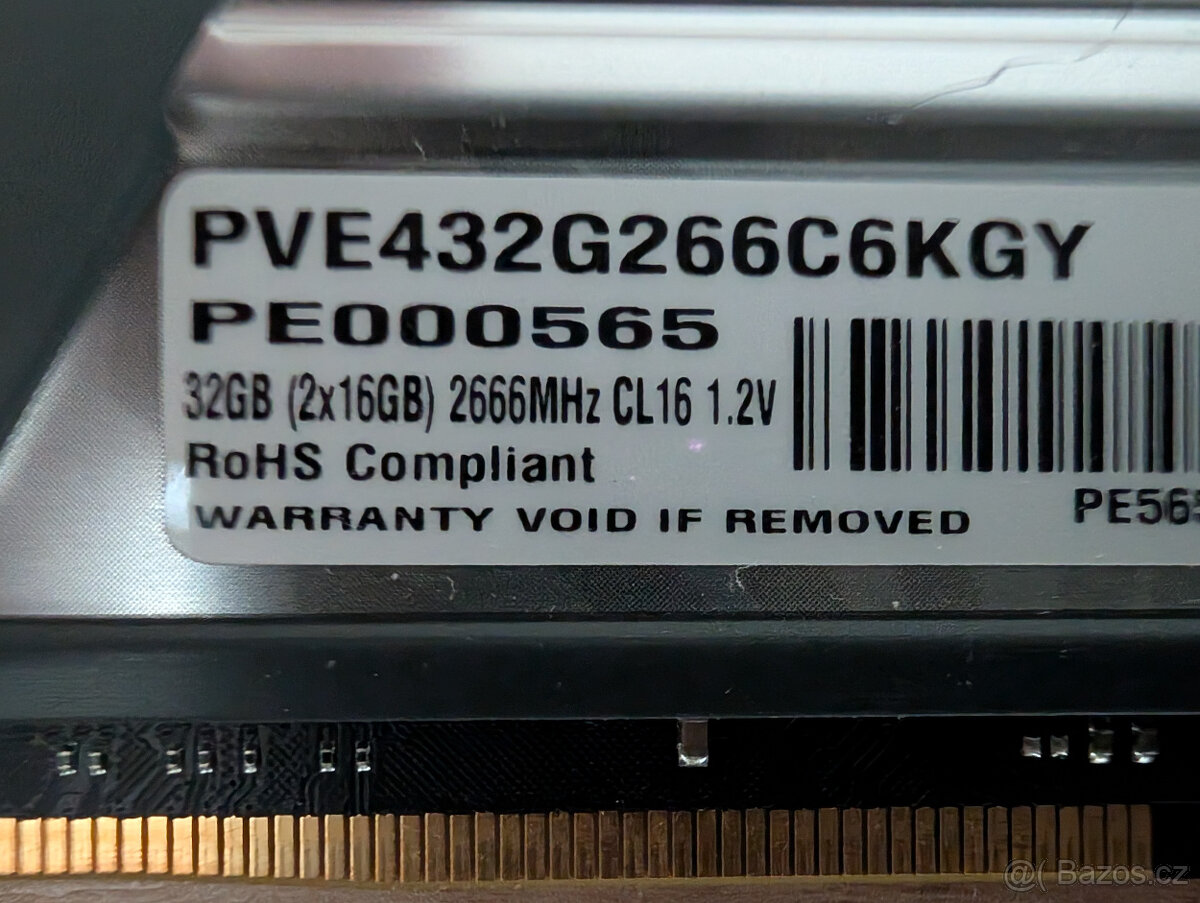 Patriot Viper Elite 32 GB (2x 16 GB) DDR4 2666 MHz - Záruka - 3