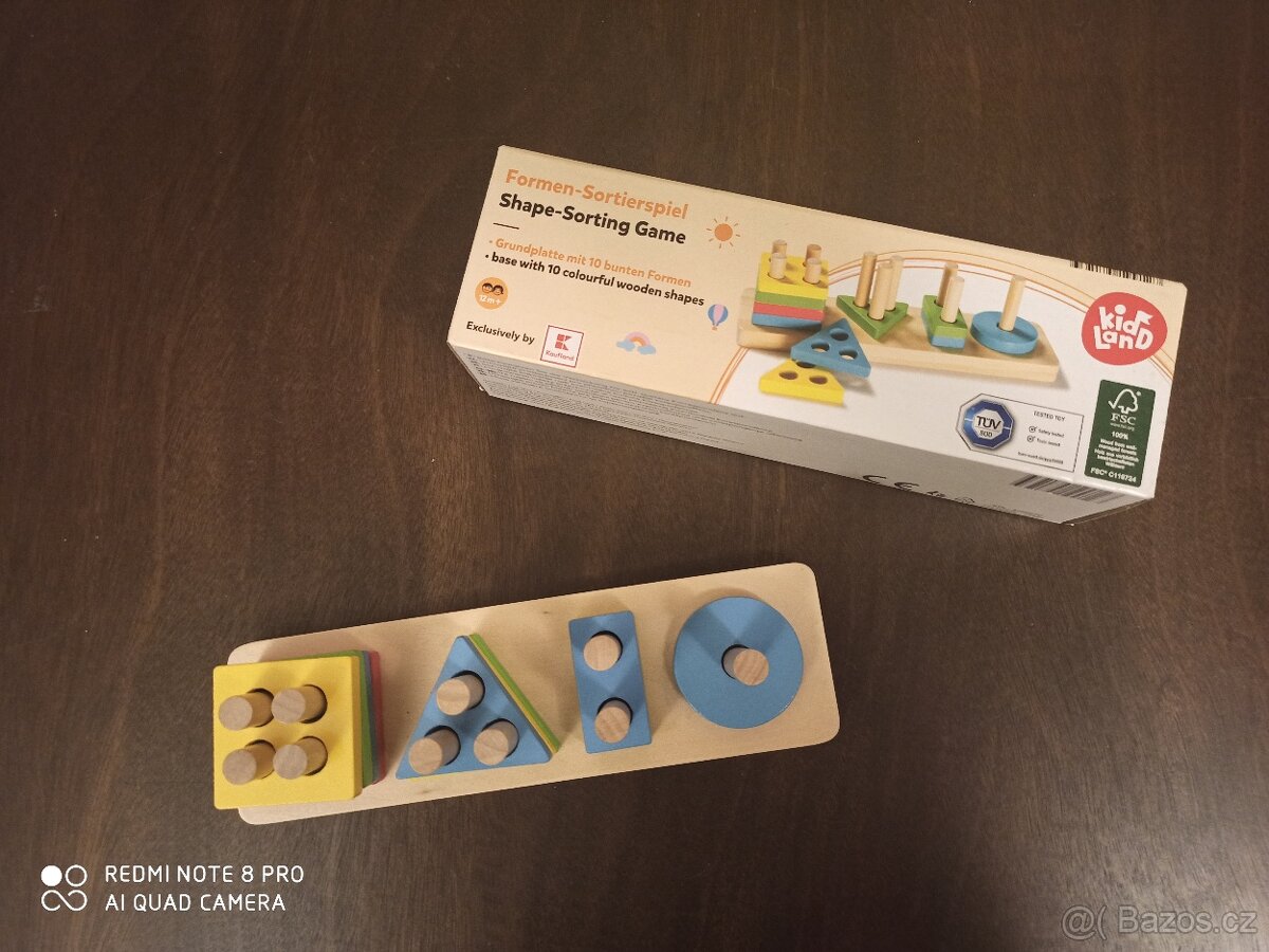 Vkládačka stavebnice dřevěná - 3