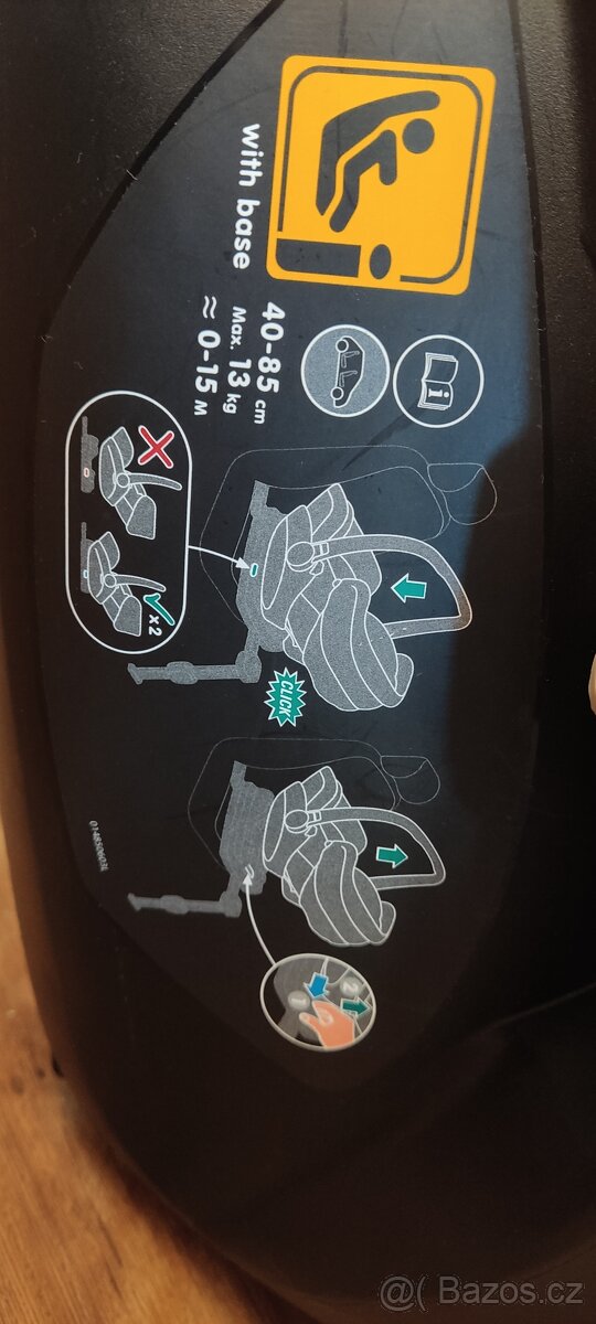 autosedačka + báze maxi-cosi marble 0-13 kg, 0-15 měsíců, - 3