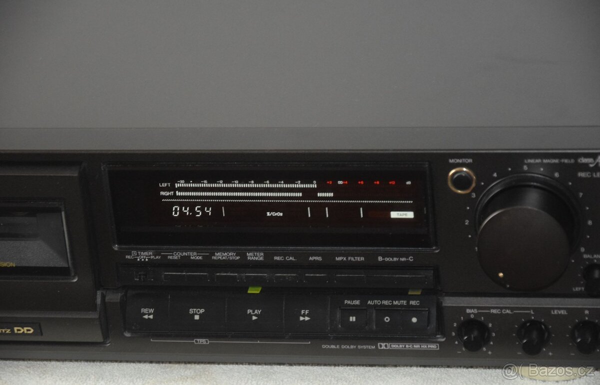 Tape deck TECHNICS RS-BX707, 3 hlavy, CLASS AA, Quartz DD - 3