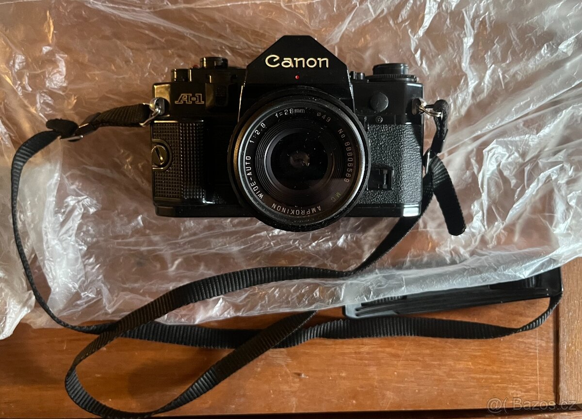 Zrcadlovka CANON A1 včetně příslušenství - 3