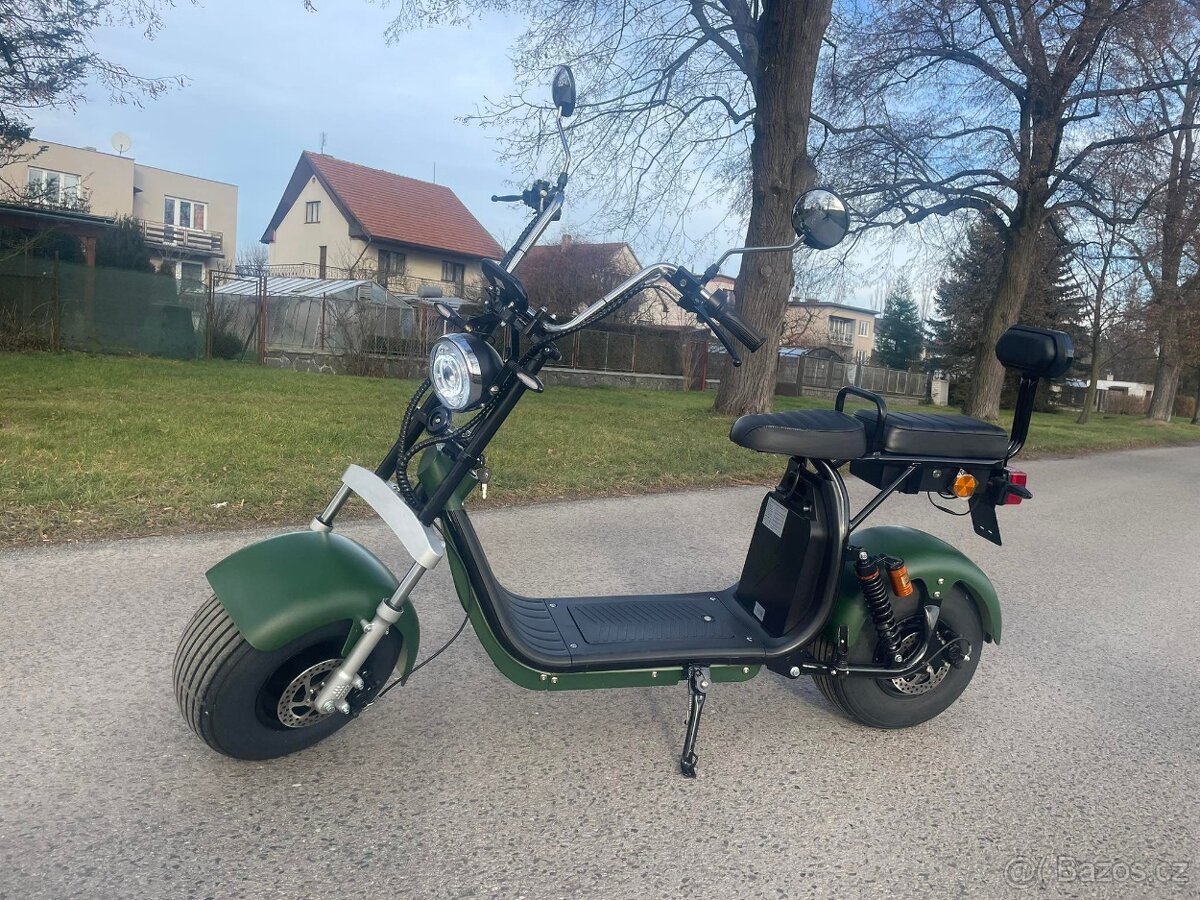 Elektrická Koloběžka 1200w/60v - záruka - Doprava možná