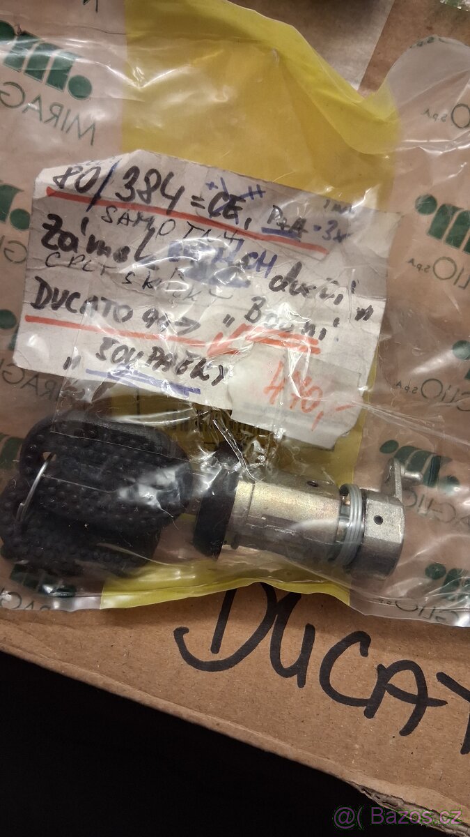 Prodám zámky s klíči Fiat Ducato od 1994 - 3