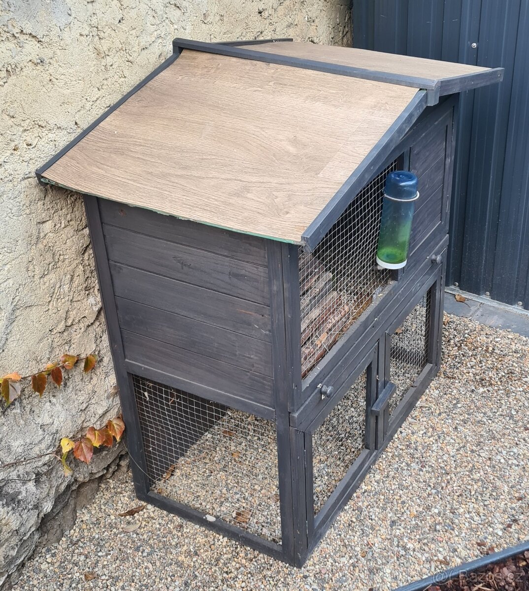 606 Dřevěný domek pro králíky, morčata, křečky - SLEVA 30% - 3