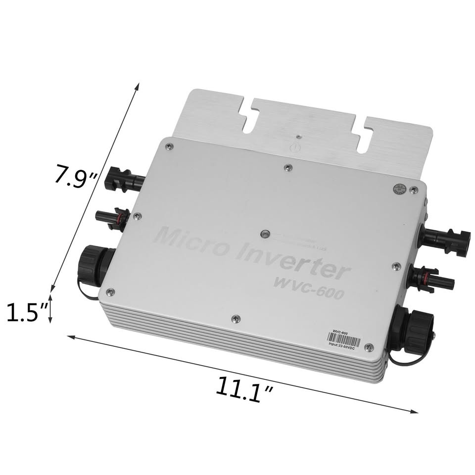 Solární síťový micro invertor 600W - 3