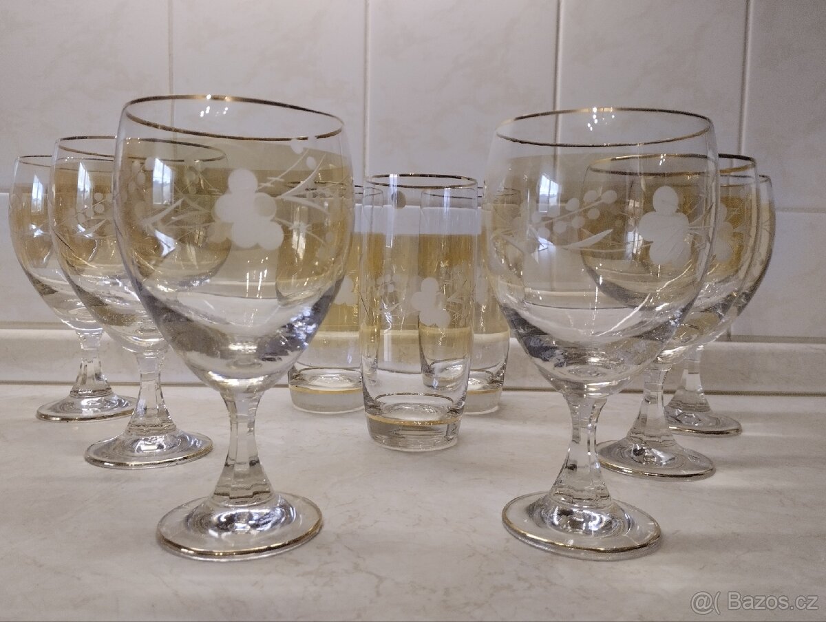 Skleničky na stopce - 3