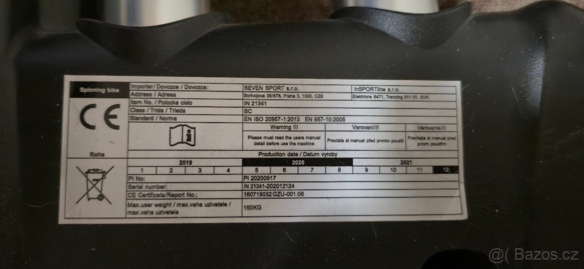 Eliptický trenažér inSPORTline ET660i - 3