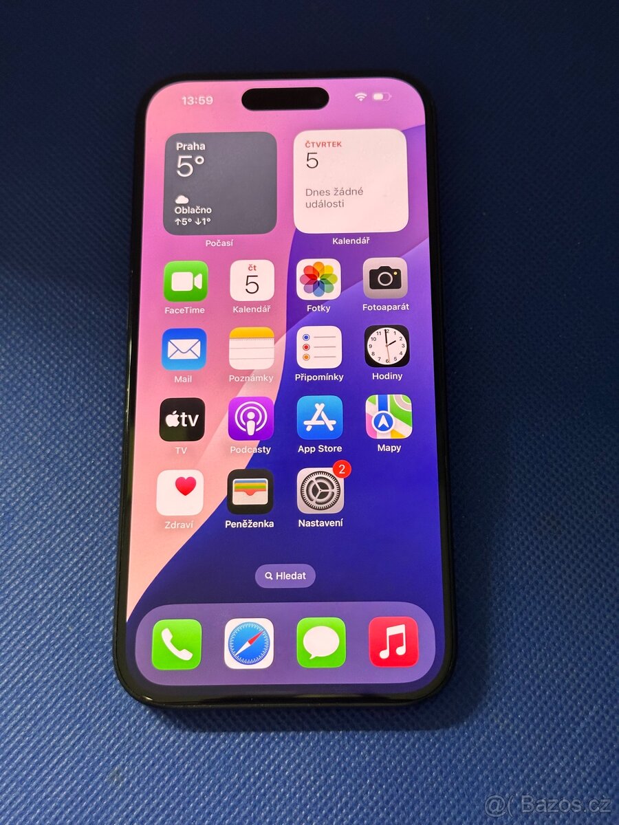 iPhone 15 Pro 256GB Blue Titanium - 3