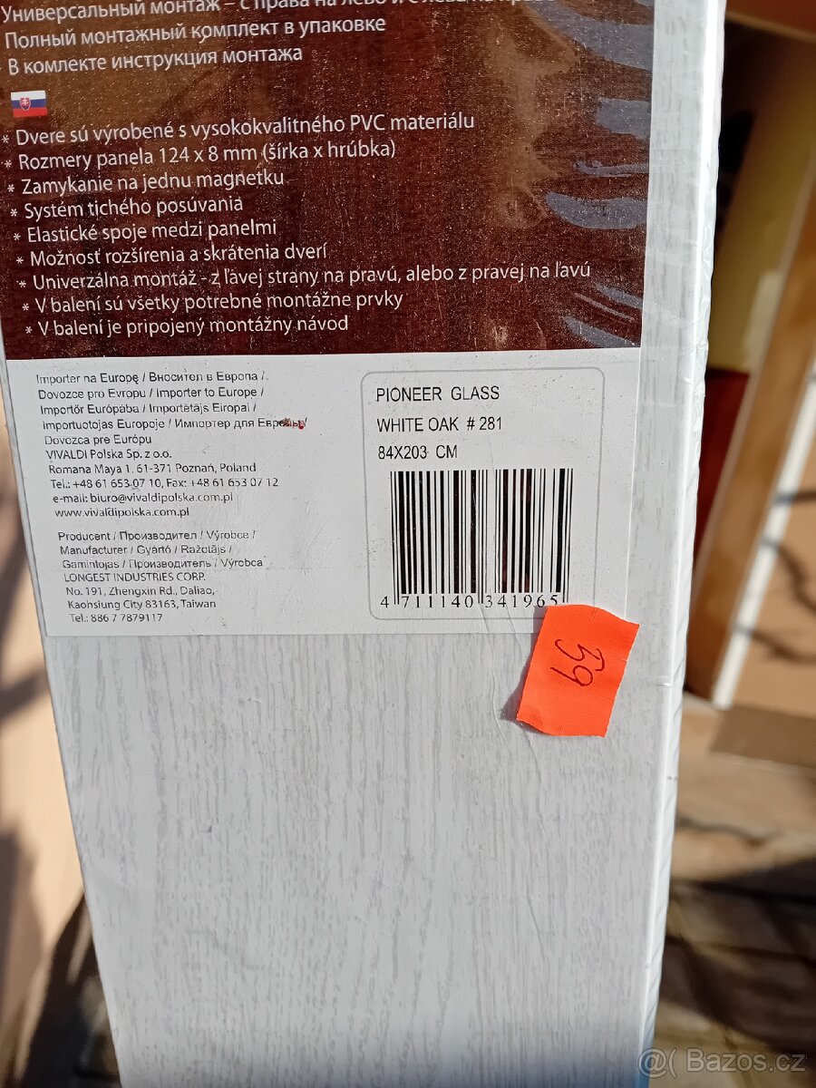 Bílé šoupací dveře - 3