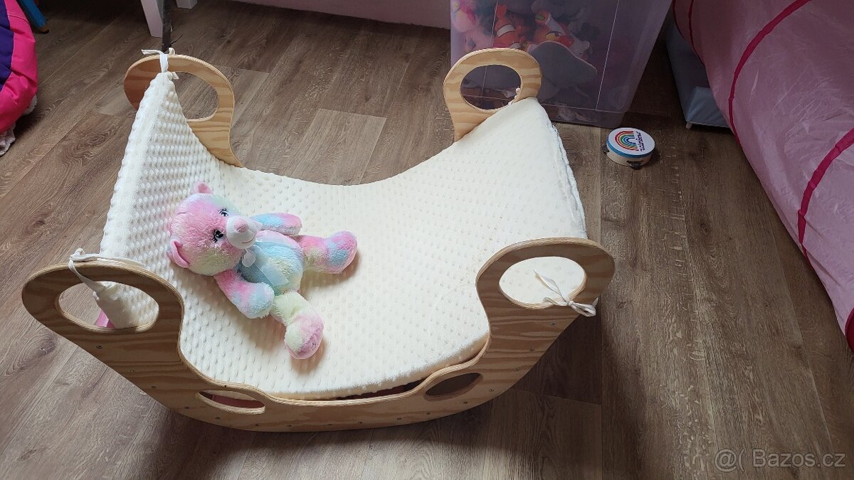 Montessori houpačka včetně příjemného povlaku - 3