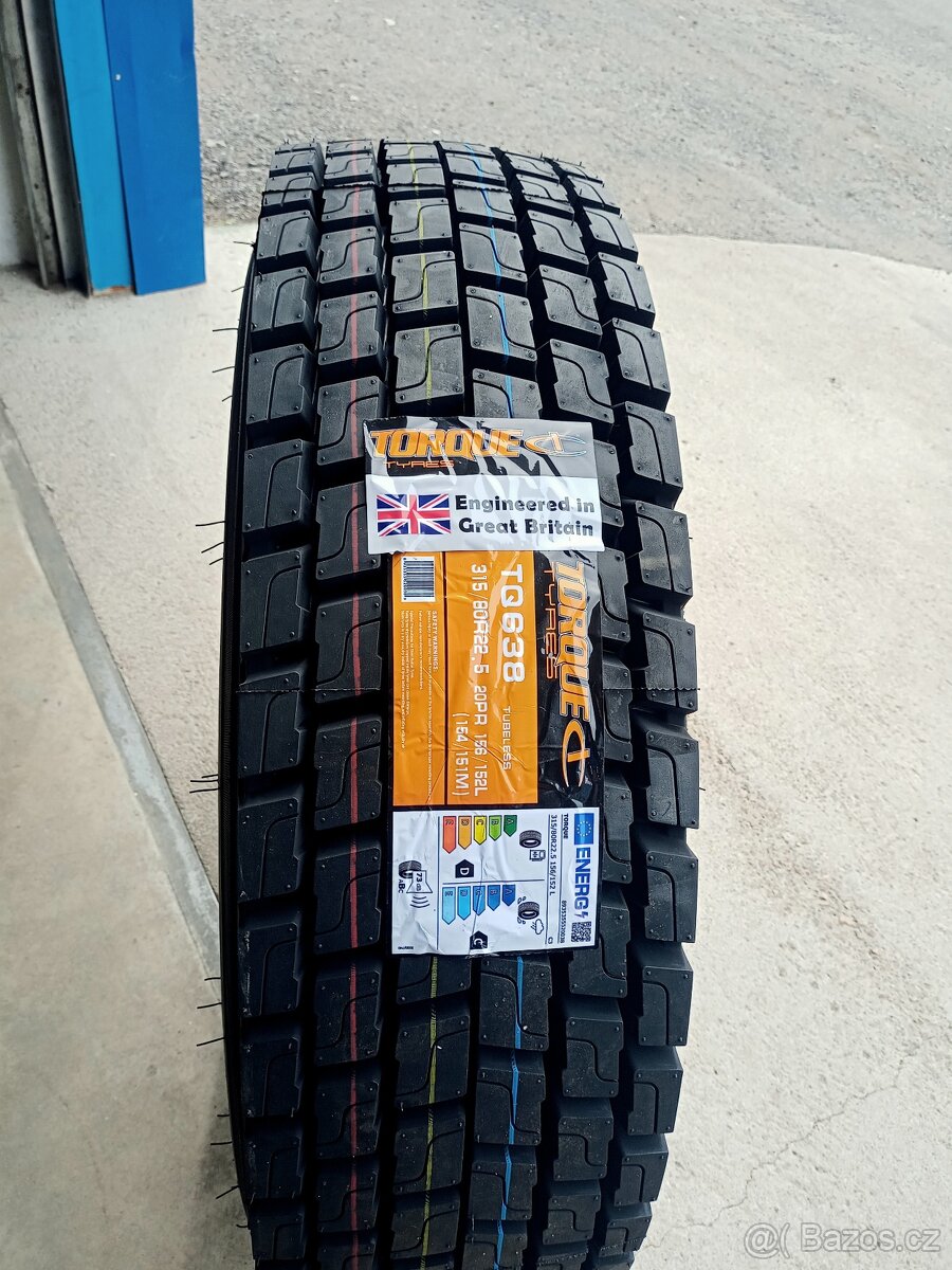 Nákladní pneu. Torque TQ-638 315/80 R22,5 156/152L - 3