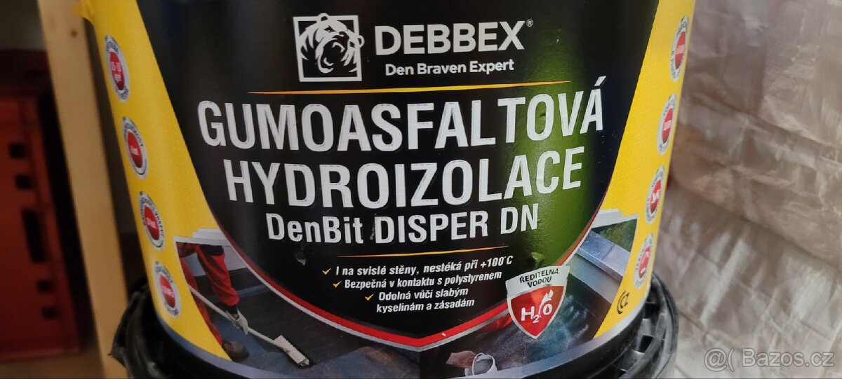 Den Braven Gumoasfaltová hydroizolace DenBit DISPER DN - 3