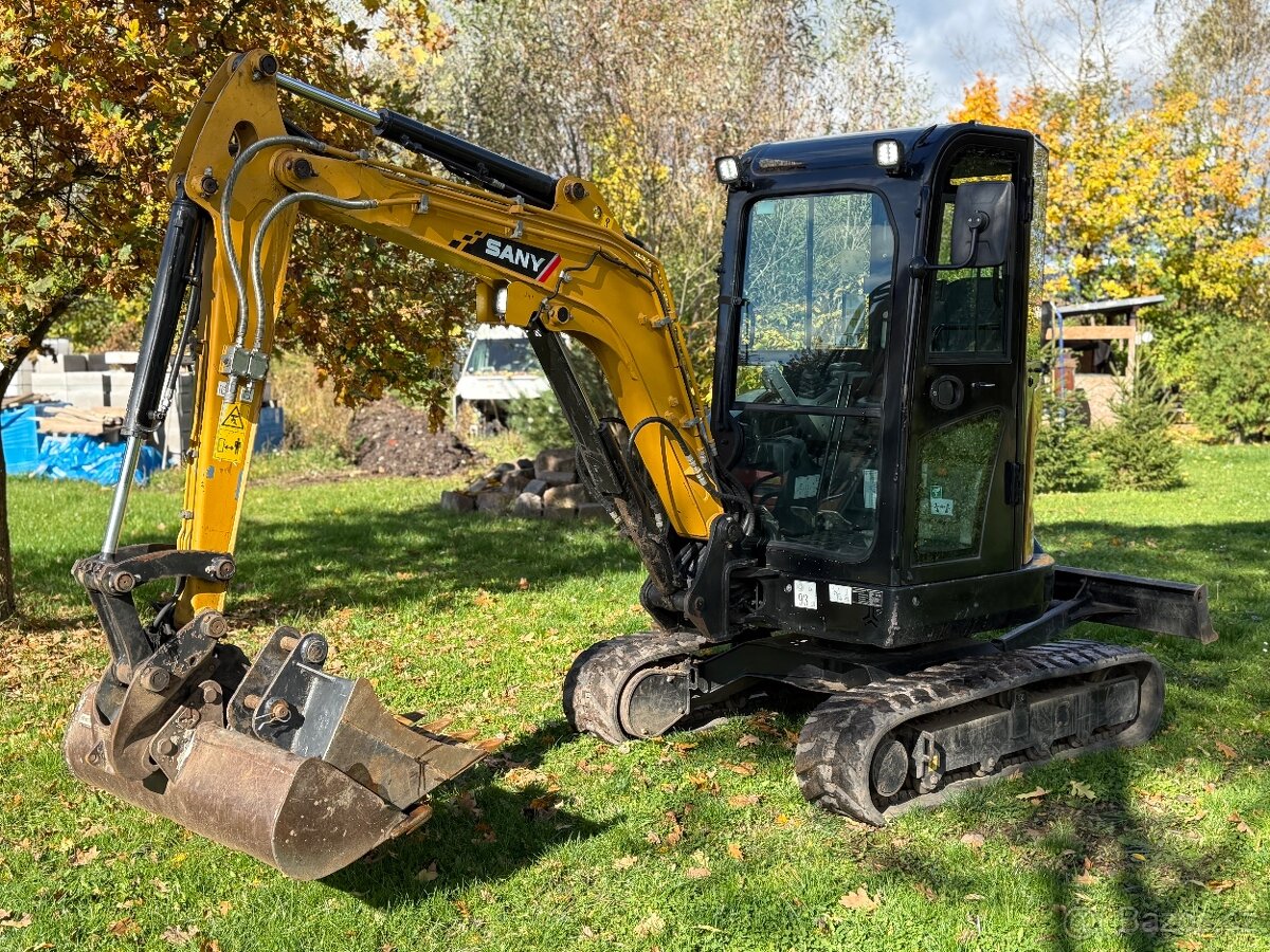 Sany sy26 Minibagr 2.8T + 3x lžíce - 3