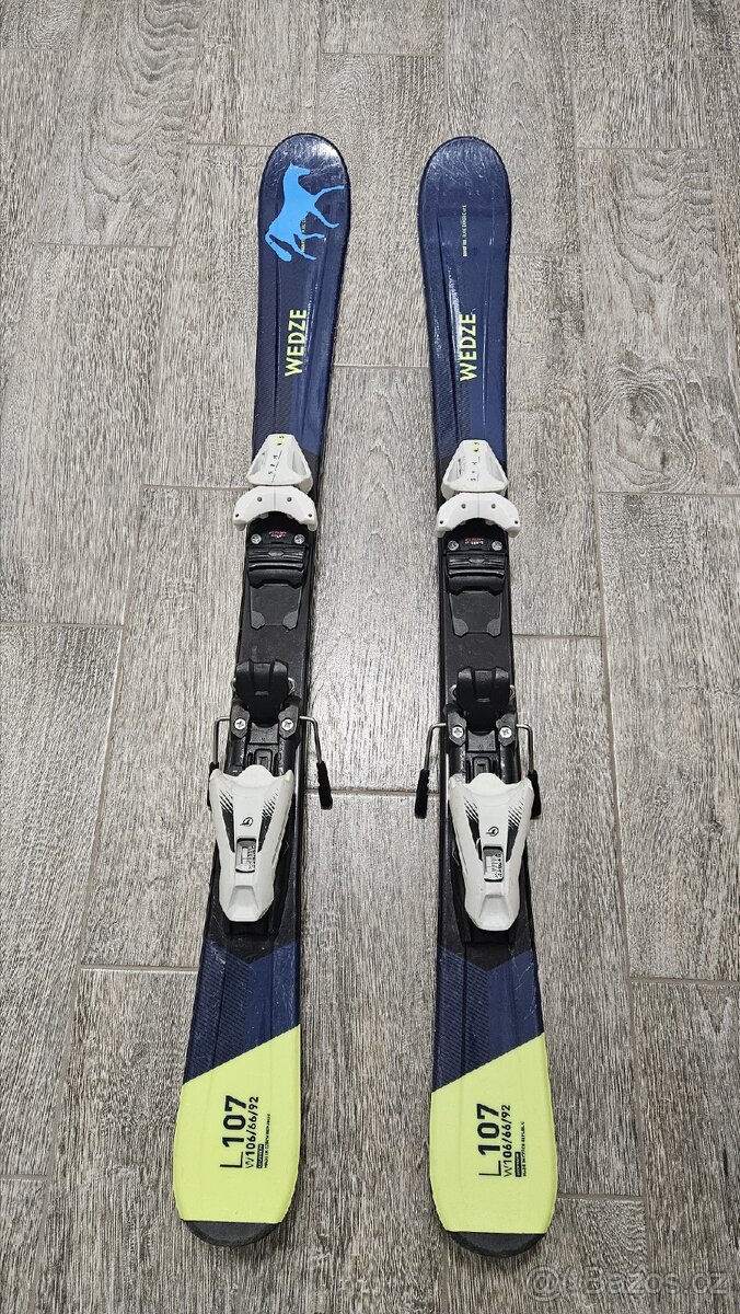 Dětské lyže Wedze 107cm a lyžáky Tecnica JTr2 vel. 205 - 3