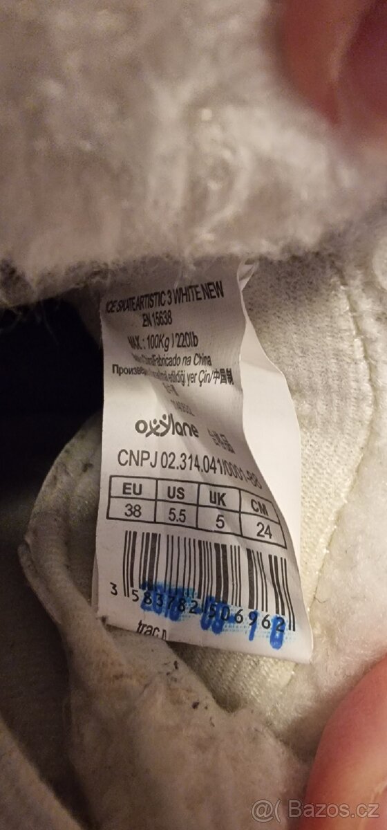 Lední dámské brusle velikost 38 - 3