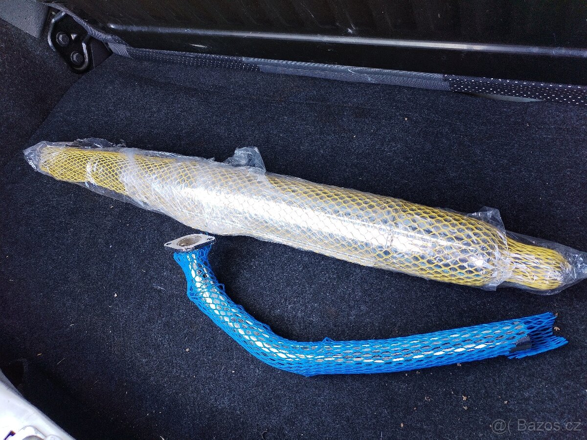 Výfuk doutník, nový, s kolenem Jawa 50 Pionýr - 3