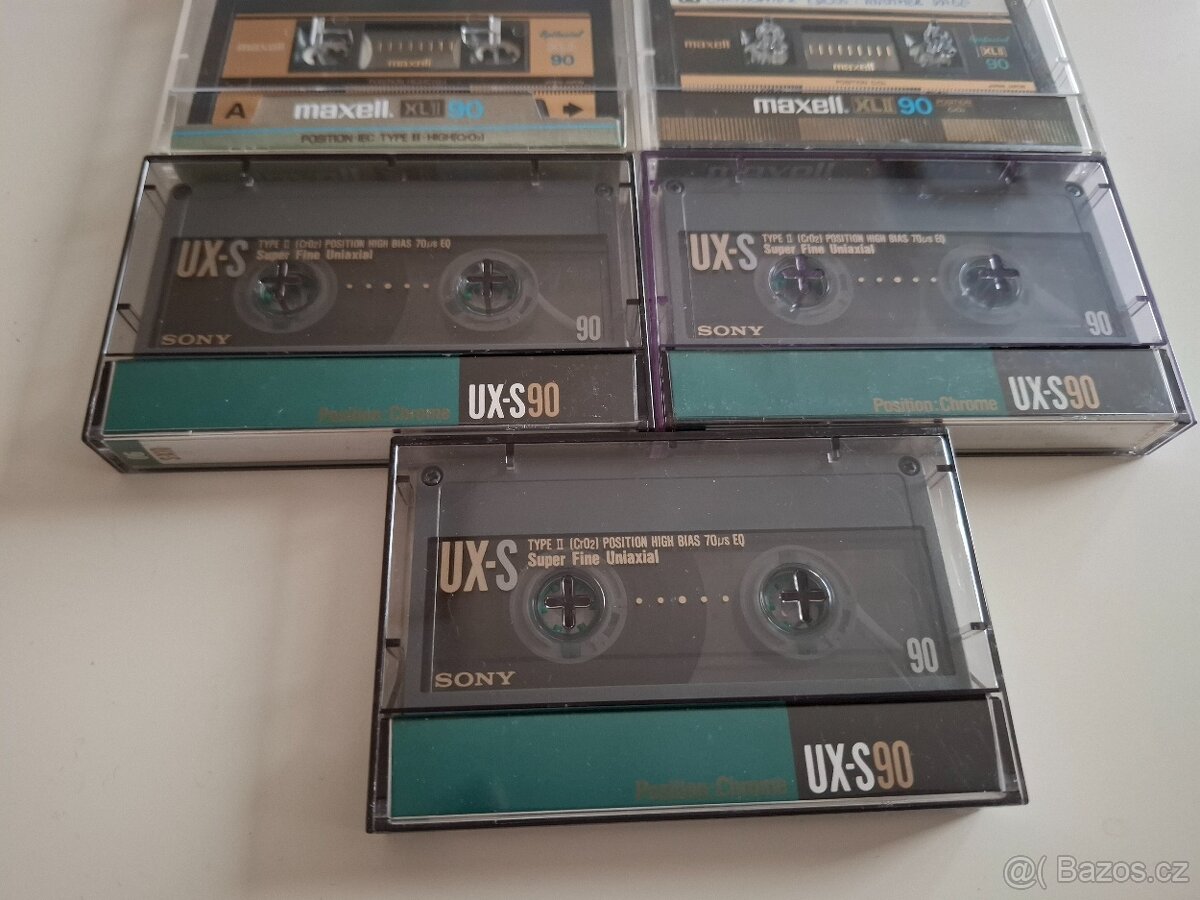 Kazety Maxell XLII a Sony UX-S 7ks - 3