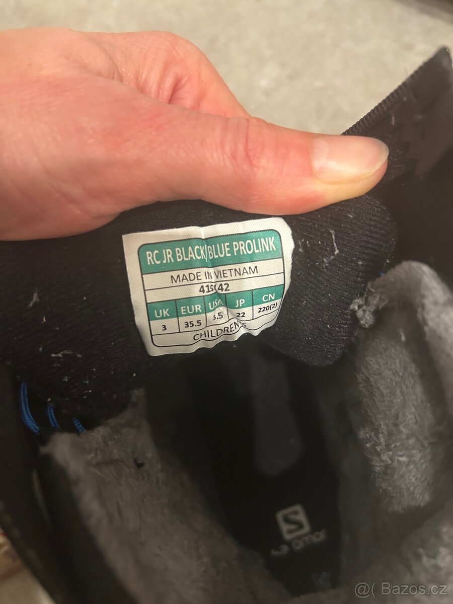 Dětské běžky set Atomic 140cm s tulením pásem - 3