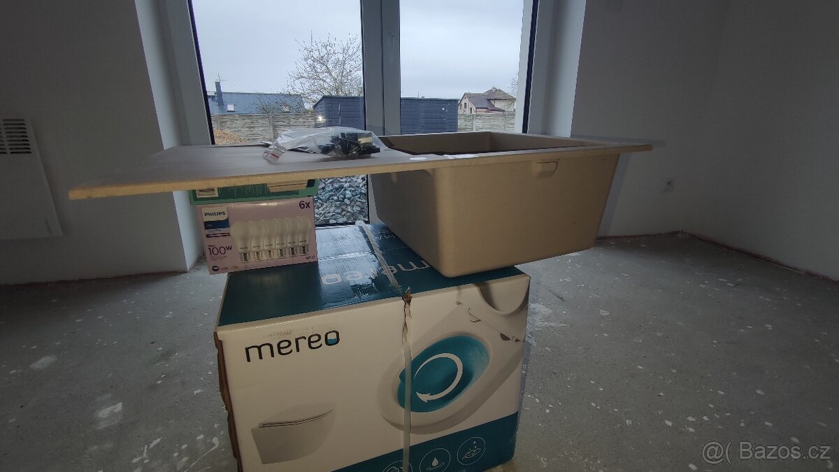 granitový dřez béžový - 3