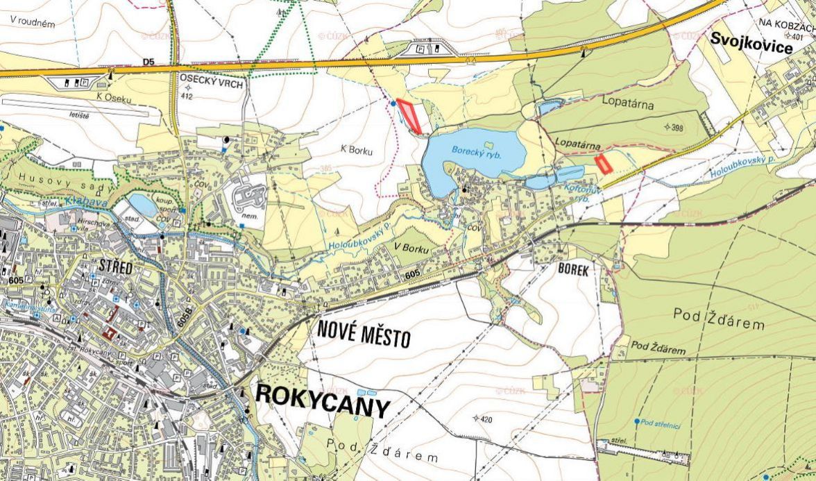 Zemědělská půda, prodej, Borek, Rokycany - 3