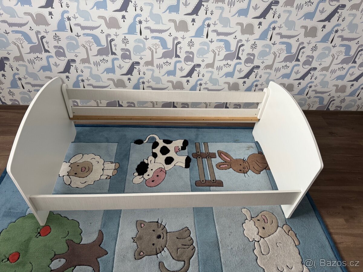 Děská poste se šuplíkem 160x80c AUTÍČK - 3