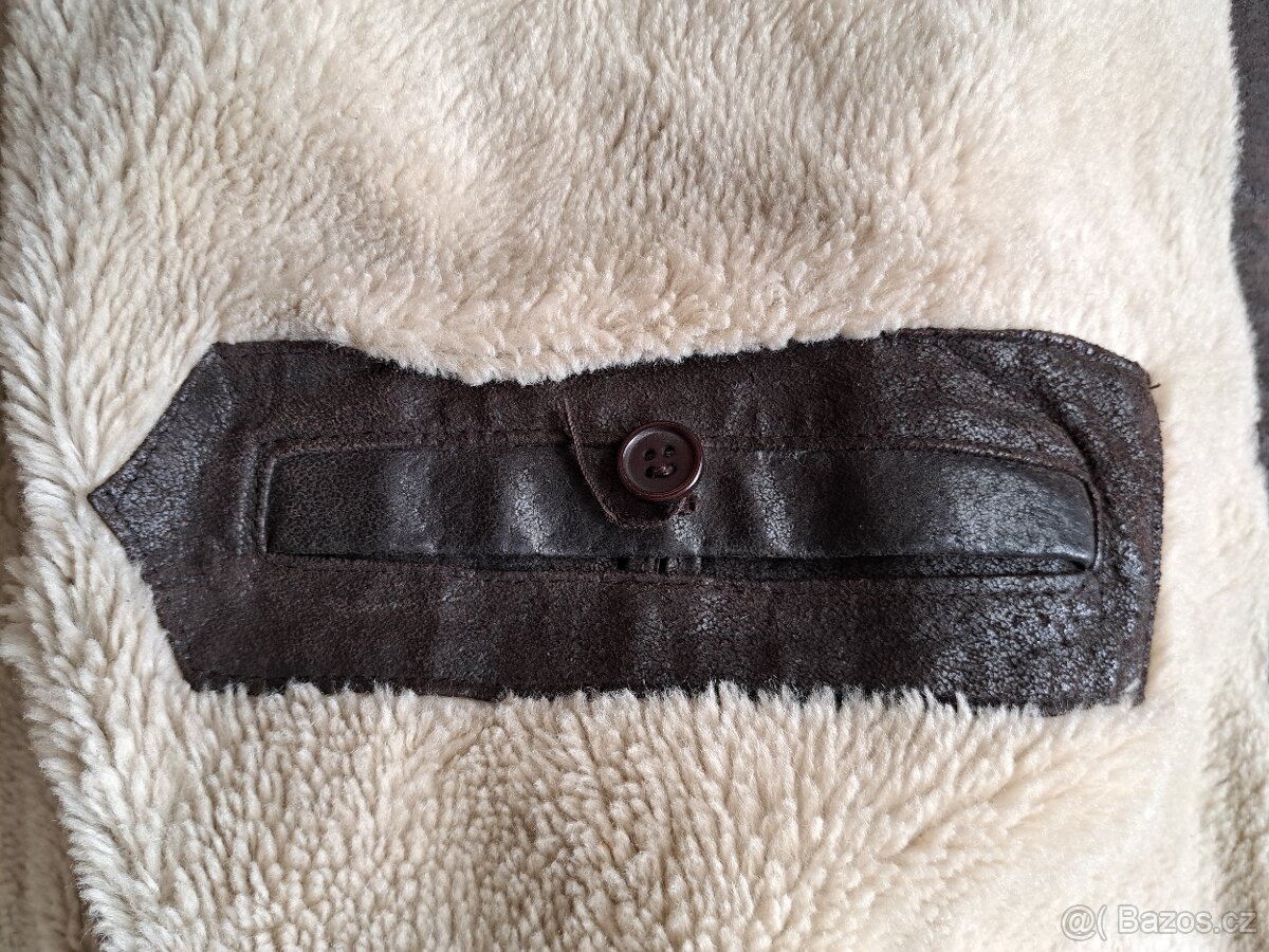 Pánská zimní kožená bunda CLOCKHOUSE - 3