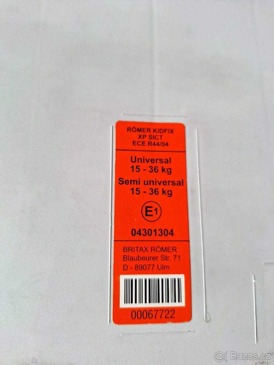 Autosedačka BRITAX RÖMER KIDFIX XP SICT - 3