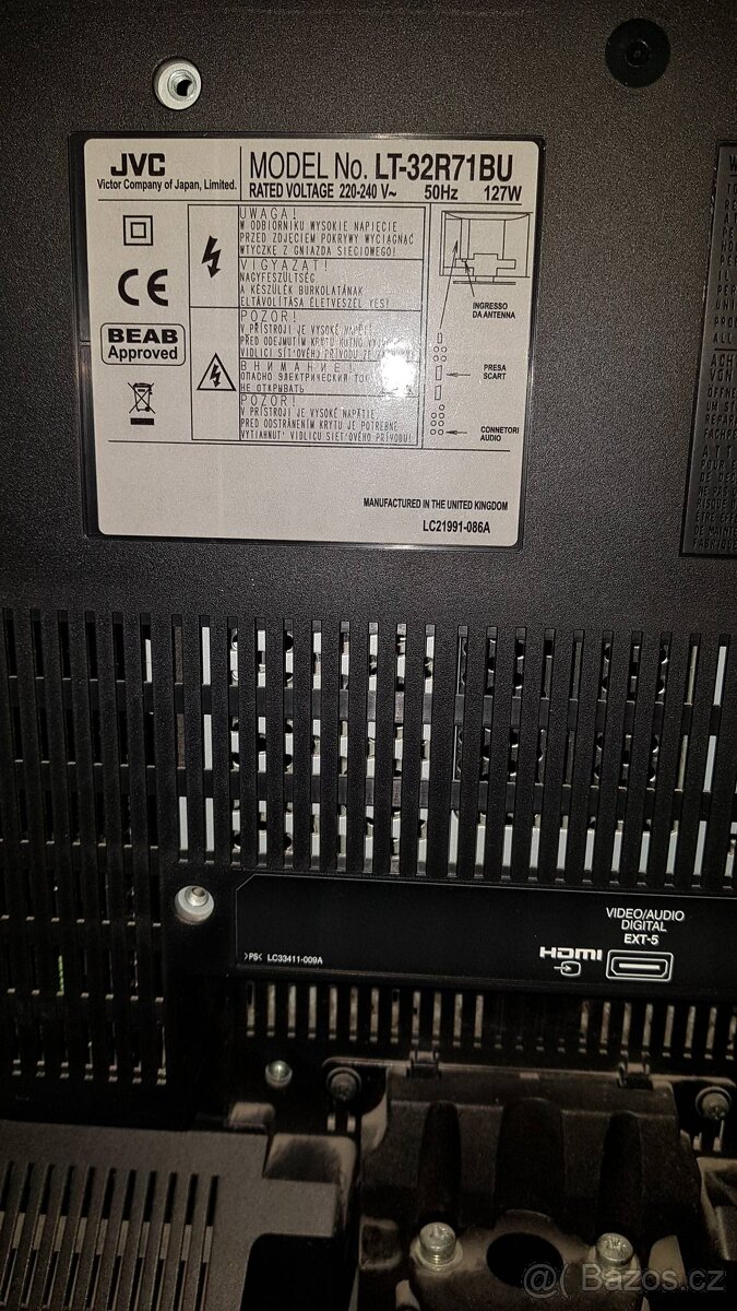 Televizní přijímač JVC LT-32R71BU - 3