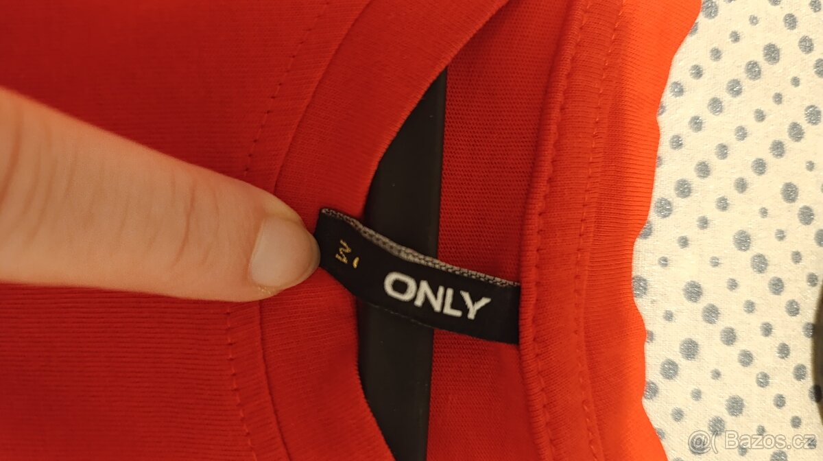 Červené šaty Only, vel. M - 3