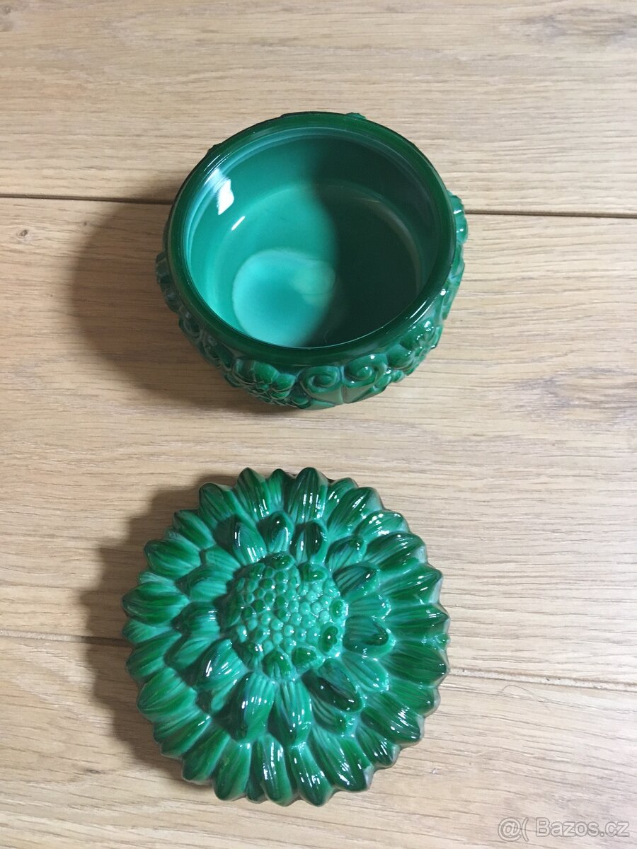 Malachitová dózička - 3