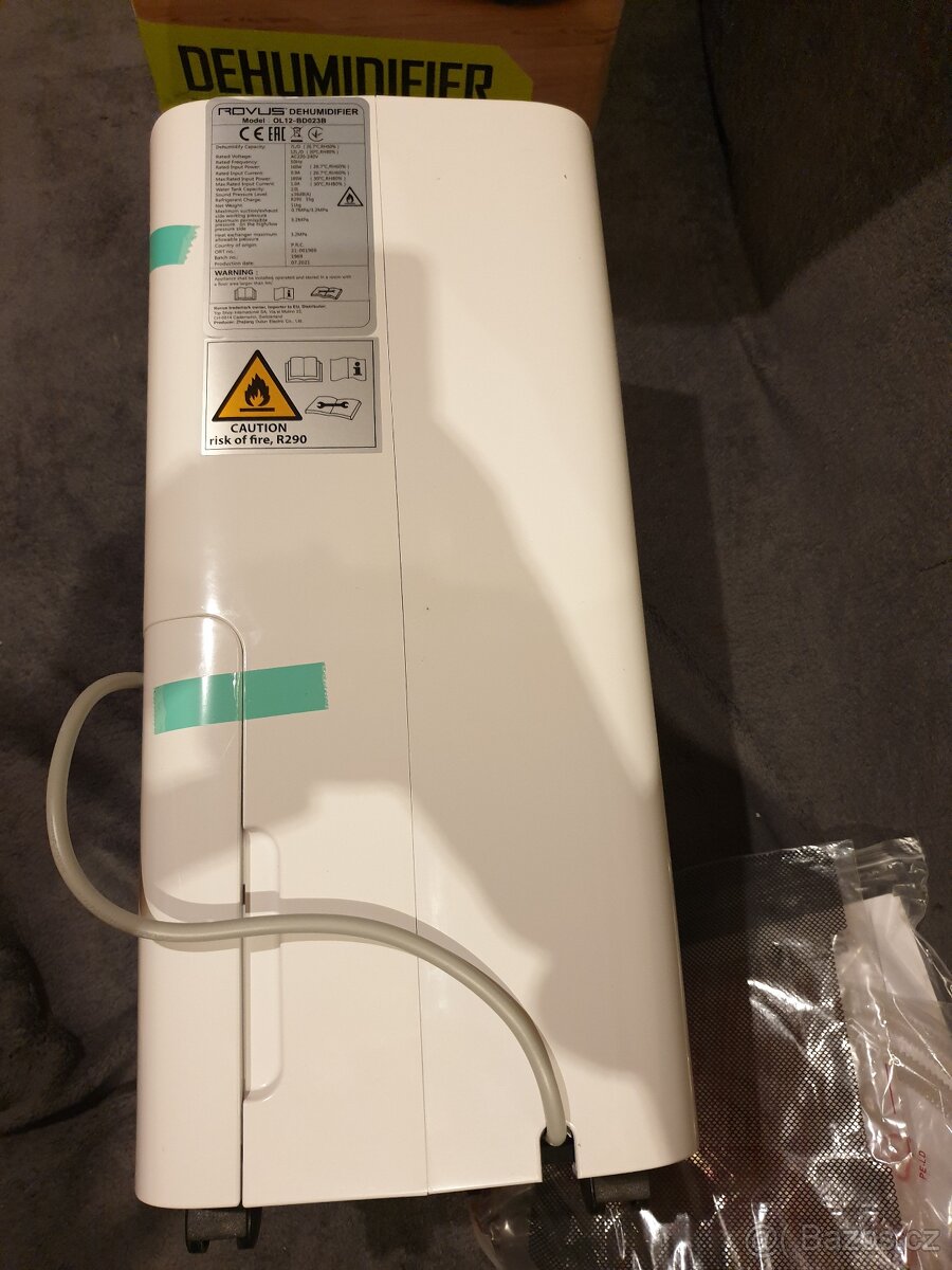 Prodám odvlhčovač vzduchu nový Rovus - 3